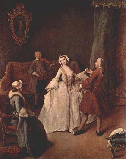 Pietro Longhi The Dancing Lesson oil painting image